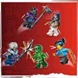 LEGO® NINJAGO® Usta Ejderha Egalt 71809 - 8 Yaş ve Üzeri Çocuklar için Lloyd, Sora, Nya, Lord Ras ve Cinder Minifigürü İçeren Yaratıcı Oyuncak Yapım Seti (532 Parça)