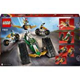 LEGO® NINJAGO® Ninja Ekibi Kombo Araç 71820 # 9 Yaş ve Üzeri İçin Planör, Yarış Arabası ve 2 Motosiklet İçeren 4#ü 1 Arada Yaratıcı Oyuncak Yapım Seti (576 Parça)