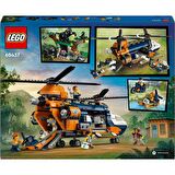 LEGO® City Orman Kaşifinin Helikopteri Kamp Yerinde 60437 - 8 Yaş ve Üzeri Çocuklar için Yaratıcı Oyuncak Yapım Seti (881 Parça)