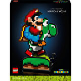 Super Mario World: Mario ve Yoshi 71438 - Yetişkinler Için Sergilenebilir Koleksiyonluk Yapım Seti (1215 Parça)
