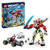 LEGO DREAMZzz Cooper ın Kaplan Robotu ve Zero nun Hot Rod Arabası 71497