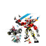 LEGO DREAMZzz Cooper ın Kaplan Robotu ve Zero nun Hot Rod Arabası 71497