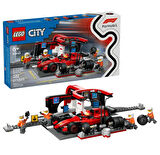 Lego City Ferrari Arabalı F1® Pit Stop ve Pit Ekibi 60443