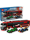 LEGO City RB20 ve AMR24 F1 Arabalı F1 Kamyonu 60445