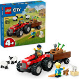 LEGO 60461 City Römorklu Kırmızı Çiftlik Traktörü ve Koyun