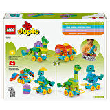 LEGO Duplo 3 ü 1 Arada Tekerlekli Dinozorlar 10451