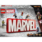 LEGO 76313 Marvel: MARVEL Logosu ve Minifigürleri