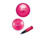 3 Parça Pilates Seti Pembe Renkli (65cm Pilates Topu,30 cm Denge Topu Ve Pompası)