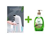 Sensörlü Fotoselli Sıvı Sabunluk 10x5x21cm Ve1 Adet 392ml Sıvı Sabun Zeytinyağı Ve Bergamot