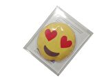 KALPLİ EMOJİ ŞEKİLLİ EL ISITICI,SICAK SU TORBASI PVC  9cm