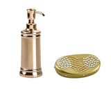 SIVI SABUNLUK VE SABUNLUK 2 Lİ BANYO SETİ,ALTIN MOZAİK