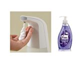 SIA SENSÖRLÜ FOTOSELLİ SIVI SABUNLUK  21X10X5CM VE 1 ADET 400 ML SIVI SABUN LAVANTA KOKULU