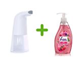 SIA SENSÖRLÜ FOTOSELLİ SIVI SABUNLUK 21X5X10CM VE 1 ADET 400 ML SIVI SABUN GÜL KOKULU