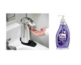 SIA SENSÖRLÜ FOTOSELLİ SIVI SABUNLUK 14X10X22CM VE 1 ADET 400 ML SIVI SABUN LAVANTA KOKULU