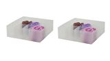 ÇEKMECE İÇİ DÜZENLEYİCİ SET,12 BÖLMELİ PVC 2 ADET 30X30X10CM