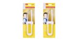 RAYLI ÇEKMECE DOLAP KİLİDİ ÇOCUK GÜVENLİK KORUMA KİLİT 2 ADET 22X4X0,4CM