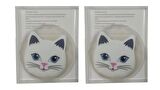 KEDİLİ CEP SOBASI,EL ISITICI,2 ADET SICAK SU TORBASI PVC  9cm