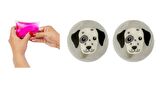 KÖPEKLİ CEP SOBASI,EL ISITICI,2 ADET SICAK SU TORBASI PVC  9cm