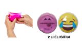 GÜLEN EMOJİ PEMBE CEYLAN CEP SOBASI,EL ISITICI,2 ADET SICAK SU TORBASI PVC  9cm