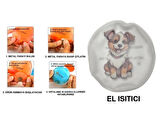 SEVİMLİ KÖPEK CEP SOBASI,EL ISITICI,SICAK SU TORBASI PVC  9cm