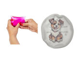 SEVİMLİ KÖPEK CEP SOBASI,EL ISITICI,SICAK SU TORBASI PVC  9cm