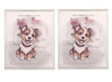 SEVİMLİ KÖPEK CEP SOBASI,EL ISITICI,2 ADET SICAK SU TORBASI PVC  9cm