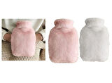 SICAK SU TORBASI 2 ADET,YAN CEPLİ PELUŞ TERMOFOR 27x17x2cm  750ml