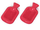 SICAK SU TORBASI 2 ADET,PEMBE KAUÇUK TERMOFOR 21X15X1,8CM 250 ML