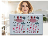 DEFTER STİCKER,LAPTOP STİCKER TAVŞAN DESENLİ PVC 70X50X0,5CM