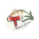 2 ADET ASILABİLİR BALKON VE BAHÇE SÜSÜ KIRMIZI YUSUFÇUK DESENLİ OVAL 17X15X1,3CM DUVAR SÜSÜ,TAŞI BALKON,BAHÇE VE ODA DEKOR  HOŞGELDİNİZ TABLO,TABELA