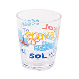 2 ADET KALEMLİK DENİZ DESENLİ OFİS GERECİ 8X8X9CM