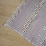 BEJ RENKLİ NAKIŞLI RUNNER,SEHPA ÖRTÜSÜ  45x138cm