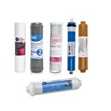 Açık Kasa Su Arıtma için Uyumlu 6lı Filtre Seti Vontron Membranlı
