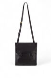Gön Gümüşlük Siyah Kadın Çapraz Askılı Çanta 01 Gümüşlük