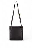 Gön Gümüşlük Siyah Kadın Çapraz Askılı Çanta 01 Gümüşlük