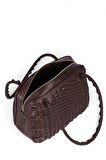 Gön Handmade Kahve Kadın Omuz Çantası Kirpi