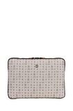 Bilik Deri Monogram Gri Unisex Laptop & Evrak Çantası LAPTOP-MN 15,6"