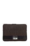 Bilik Deri Monogram Kahve Unisex Laptop & Evrak Çantası LAPTOP-MN 15,6"