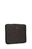 Bilik Deri Monogram Siyah Unisex Laptop & Evrak Çantası TABLET-MN 12"