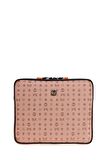 Bilik Deri Monogram Pembe Unisex Laptop & Evrak Çantası TABLET-MN 12"