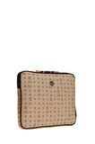 Bilik Deri Monogram Açık Vizon Unisex Laptop & Evrak Çantası TABLET-MN 12"