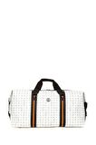 Bilik Deri Monogram Beyaz Unisex Seyahat Çantası RH25 DUFFLE-MN