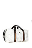 Bilik Deri Monogram Beyaz Unisex Seyahat Çantası RH25 DUFFLE-MN