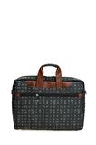 Bilik Deri Monogram Siyah/Taba Unisex Laptop & Evrak Çantası BRIEFCASE-MG