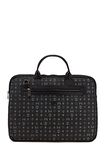 Bilik Deri Monogram Siyah Unisex Laptop & Evrak Çantası RH09 BUSİNESS-MG