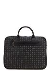 Bilik Deri Monogram Siyah Unisex Laptop & Evrak Çantası RH09 BUSİNESS-MG