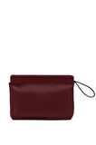 Bilik Deri  Bordo Rölax Kadın Portföy & Clutch Çanta MTŞ 30