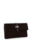 Bilik Deri Exclusive Kahve Kadın Portföy & Clutch Çanta BLM P-02-SÜ