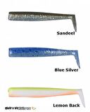 Savage gear LB Sandeel 20 cm (15 cm) Suni Yem Savage gear-Blue Silver