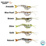 Savage Gear 3D TPE Manic Shrimp 10cm 8gr Silikon Yem Brown